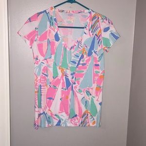 Lilly Pulitzer V-Neck Top